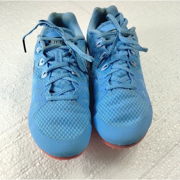 Nike Racing Shoes Rival M Multi Use Sneaker Lace Tie Aqua Adult Sz9-runs Small - Picture 1 of 12